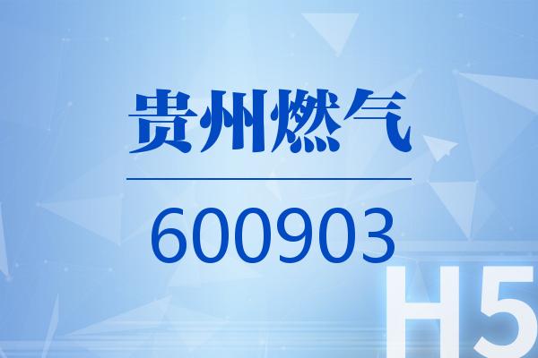 燃气板块表现抢眼贵州燃气涨停