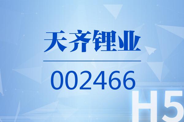 H5｜天齊鋰業(yè)2024可視化半年報(bào)