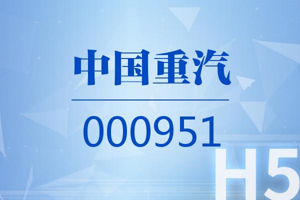 H5｜中国重汽2025可视化一季报
