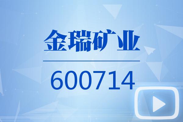 視頻｜金瑞礦業(yè)2024可視化三季報(bào)