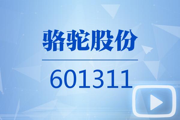 视频|骆驼股份2026可视化一季报
